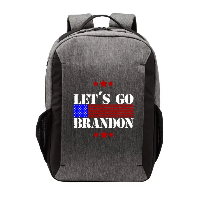 Let's Go Brandon Biden Chant USA Flag Vector Backpack