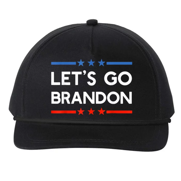 Let’s Go Brandon Conservative US Flag Gift Snapback Five-Panel Rope Hat