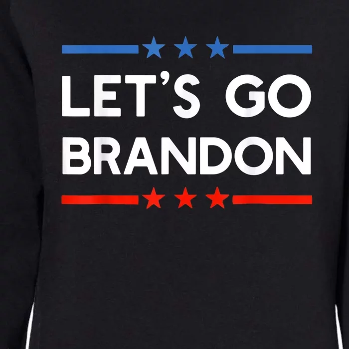 Let’s Go Brandon Conservative US Flag Gift Womens California Wash Sweatshirt