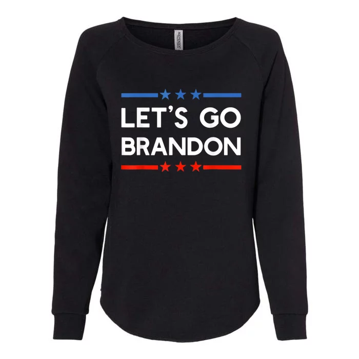 Let’s Go Brandon Conservative US Flag Gift Womens California Wash Sweatshirt