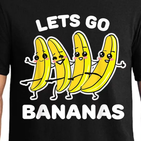 Lets Go Bananas | Funny Fruit Pun Pajama Set