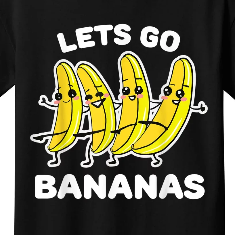 Lets Go Bananas | Funny Fruit Pun Kids T-Shirt