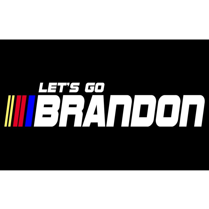 Let's Go Brandon Biden Chant Racing Fan Logo Bumper Sticker