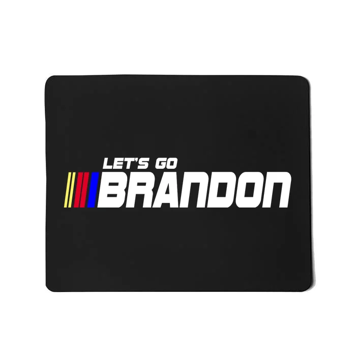 Let's Go Brandon Biden Chant Racing Fan Logo Mousepad