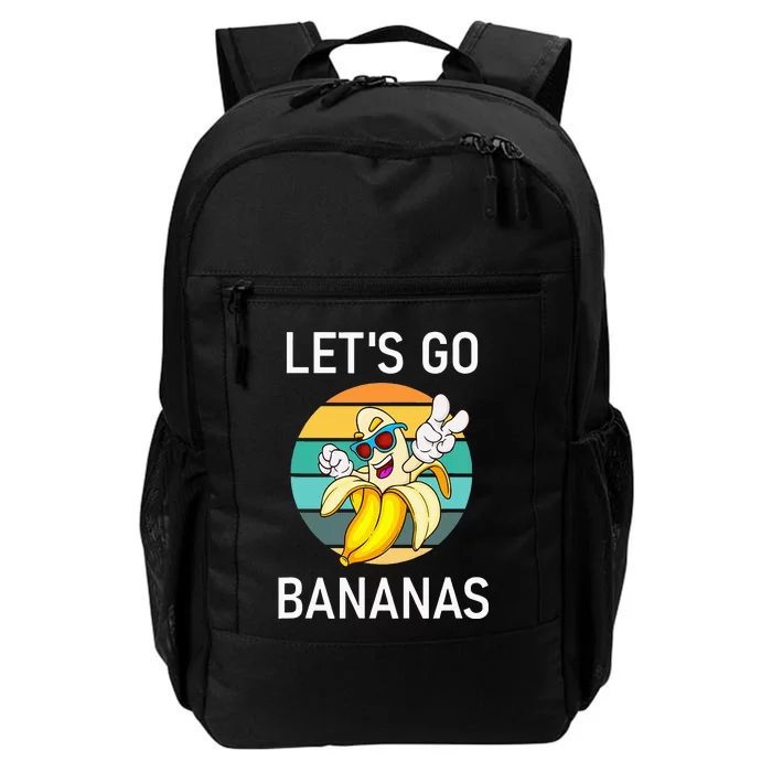 Lets Go Bananas Funny Jokes Sarcastic Sayings Daily Commute Backpack