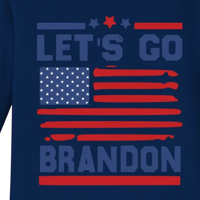 Let's Go Brandon Lets Go Brandon Baby Long Sleeve Bodysuit