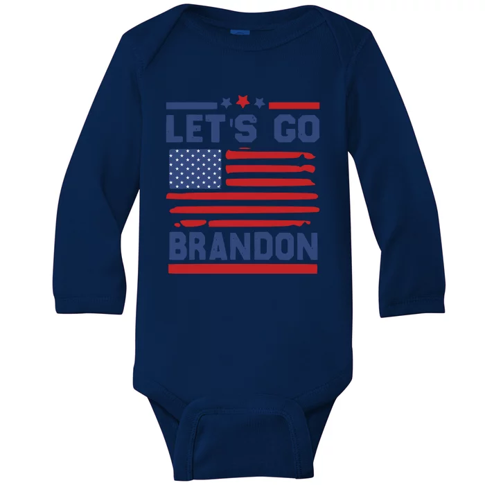 Let's Go Brandon Lets Go Brandon Baby Long Sleeve Bodysuit