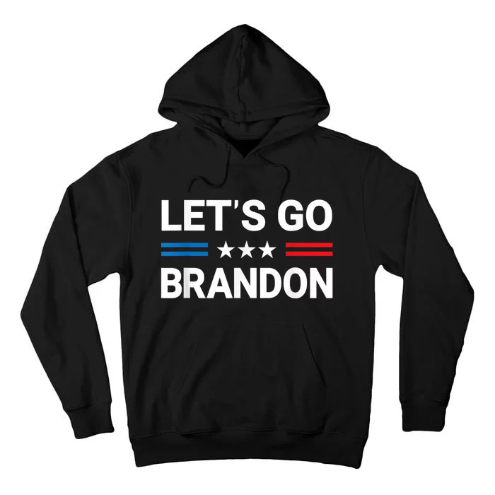 Let's Go Brandon Conservative US Flag Inflation Gift Tall Hoodie