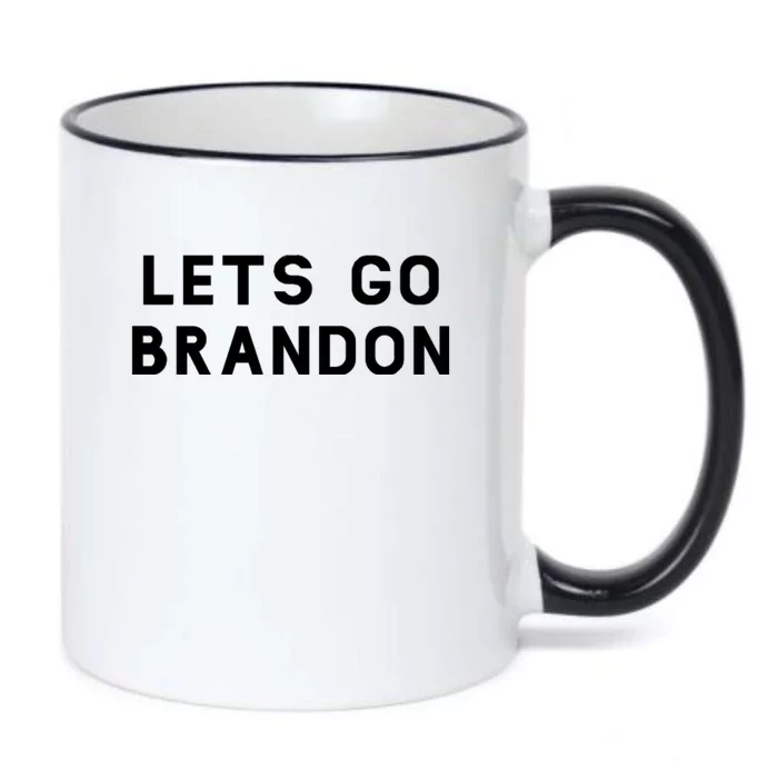 Lets Go Brandon! Black Color Changing Mug