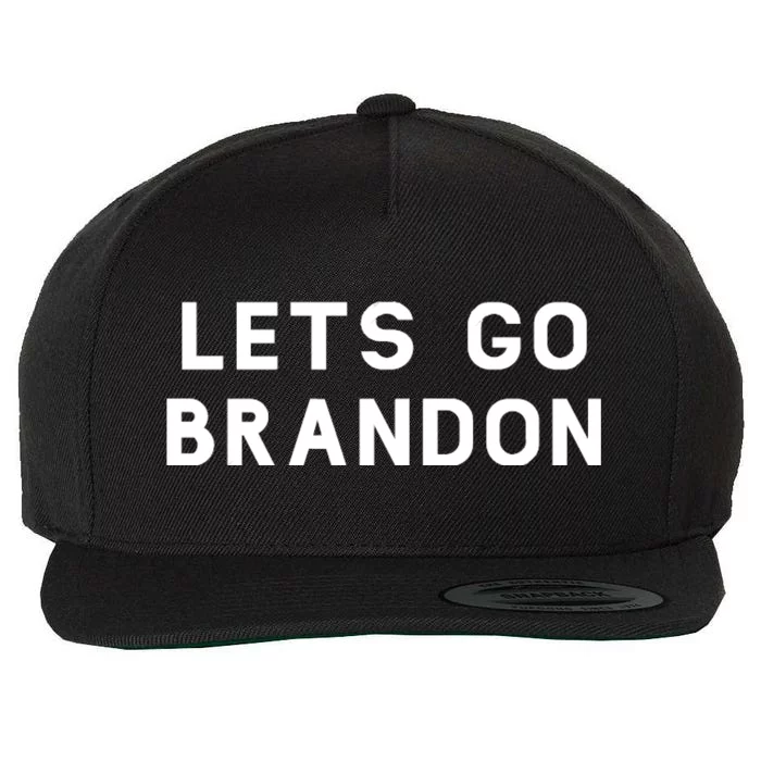 Lets Go Brandon! Wool Snapback Cap