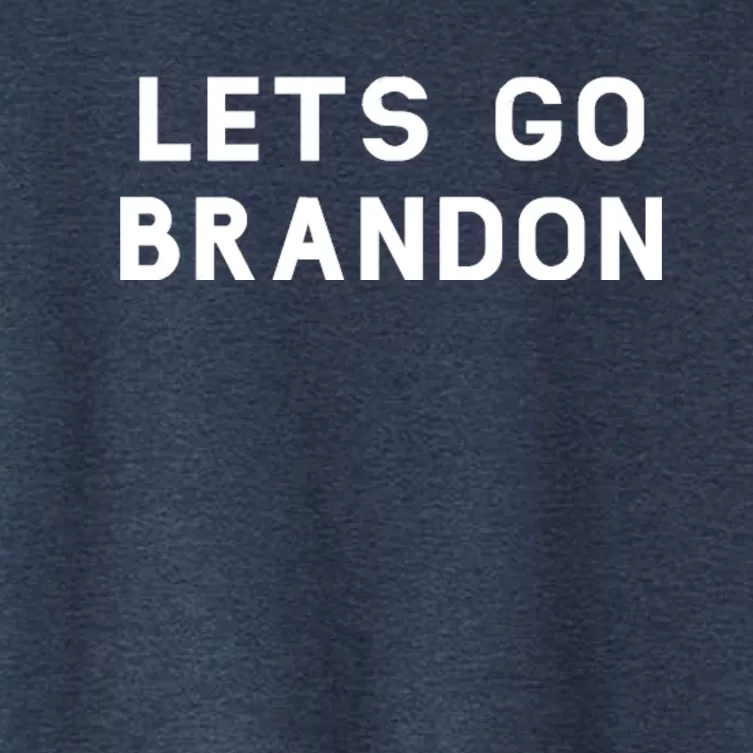 Lets Go Brandon! Women's Crop Top Tee