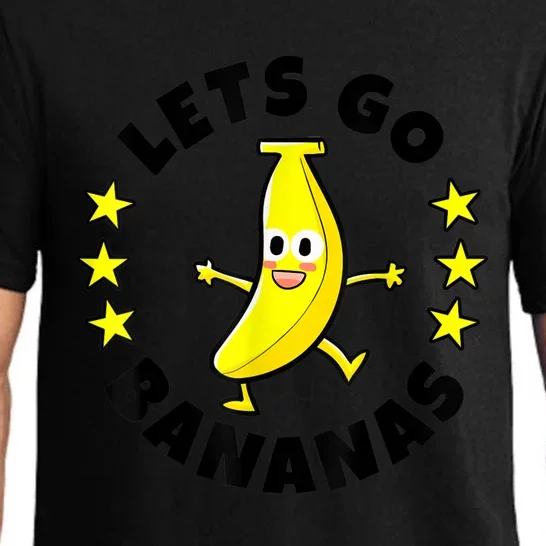 Lets Go Bananas | Funny Fruit Pun | Banana Pajama Set