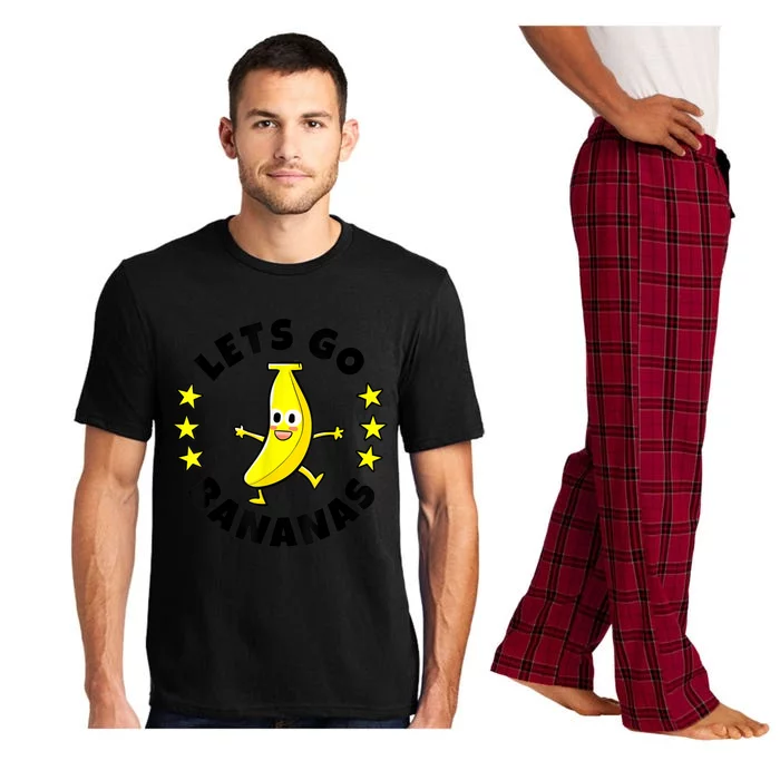 Lets Go Bananas | Funny Fruit Pun | Banana Pajama Set