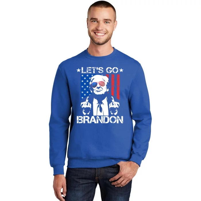 LetS Go Brandon Pro Trump 2024 Flag Anti Joe Biden Gift Sweatshirt