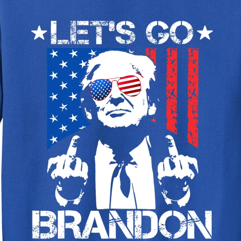 LetS Go Brandon Pro Trump 2024 Flag Anti Joe Biden Gift Sweatshirt