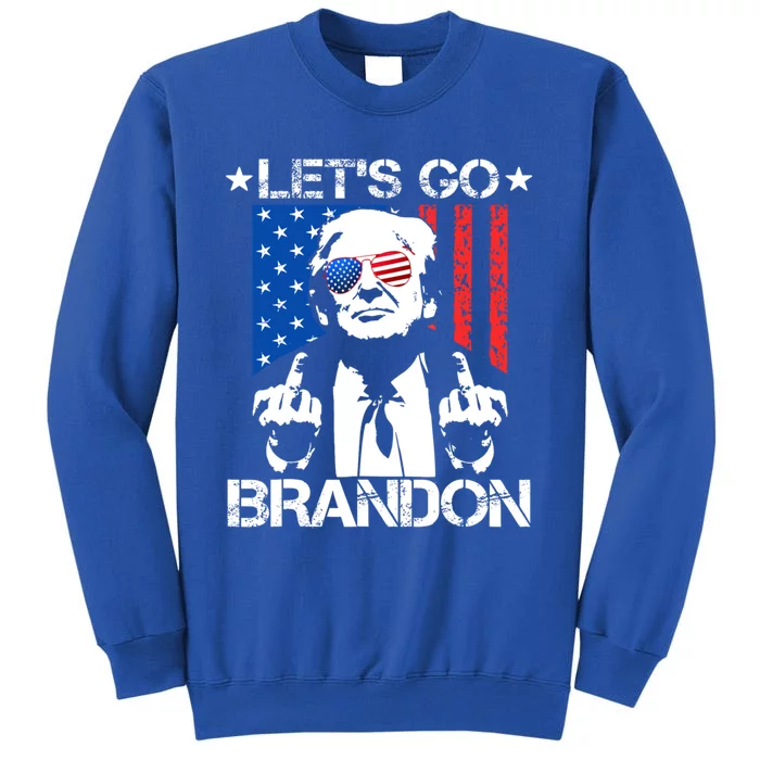 LetS Go Brandon Pro Trump 2024 Flag Anti Joe Biden Gift Sweatshirt