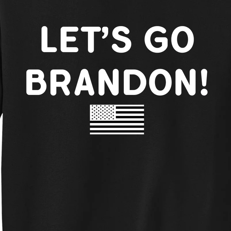 Let's Go Brandon Biden Chant Grey Style USD Flag Tall Sweatshirt