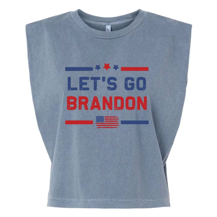 Let's Go Brandon Lets Go Brandon Garment-Dyed Women's Muscle Tee