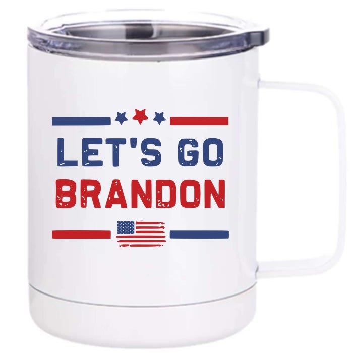 Let's Go Brandon Lets Go Brandon Front & Back 12oz Stainless Steel Tumbler Cup