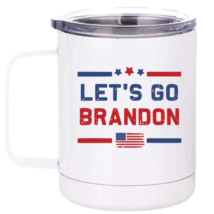 Let's Go Brandon Lets Go Brandon Front & Back 12oz Stainless Steel Tumbler Cup