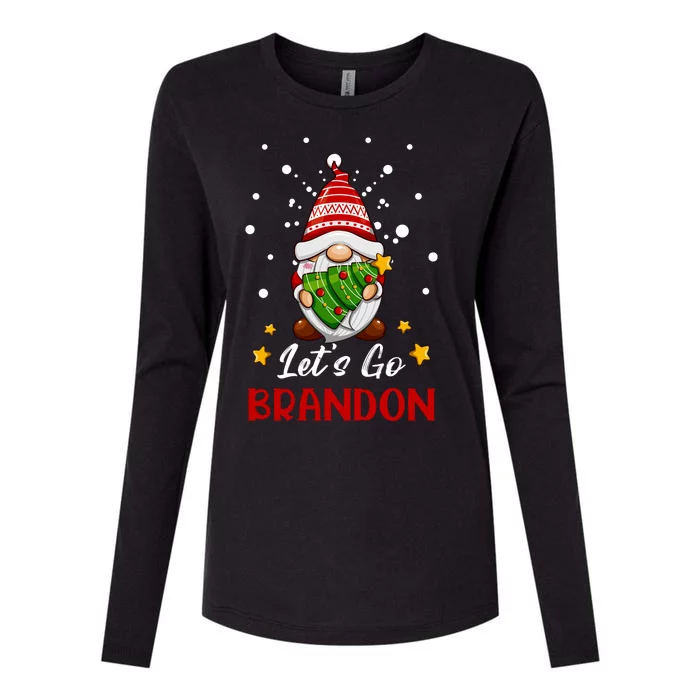 Let’s Go Braden Brandon Funny Gnome Christmas Ugly Sweater Womens Cotton Relaxed Long Sleeve T-Shirt