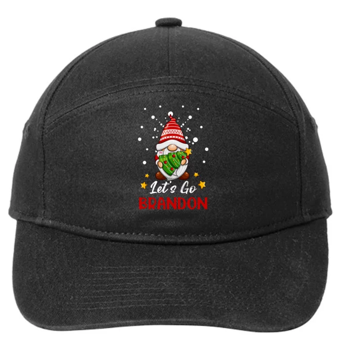 Let’s Go Braden Brandon Funny Gnome Christmas Ugly Sweater 7-Panel Snapback Hat