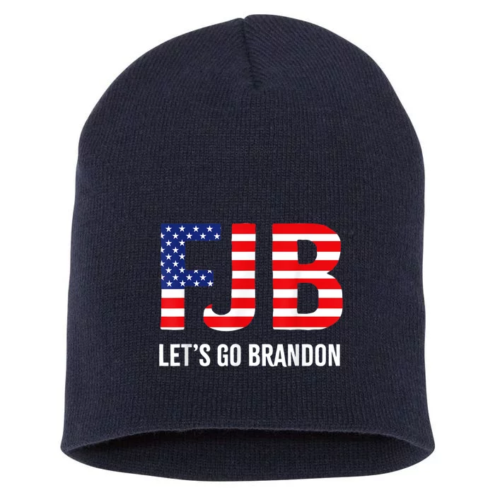 Let’s Go Brandon Conservative US Flag FJB Gift Short Acrylic Beanie