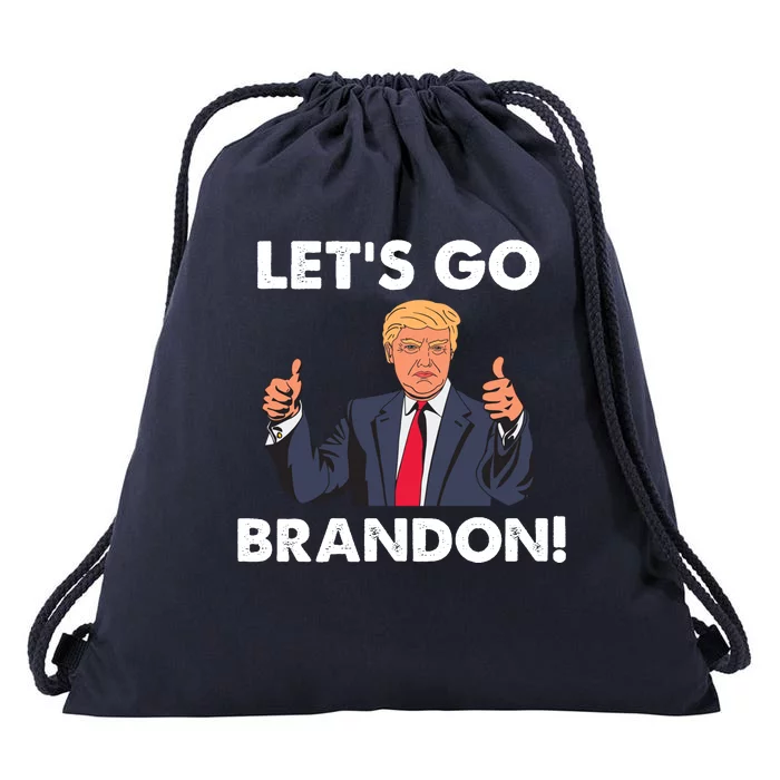 Let's Go Brandon Pro Trump Drawstring Bag