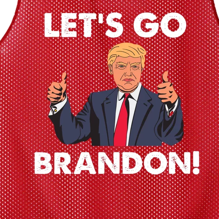 Let's Go Brandon Pro Trump Mesh Reversible Basketball Jersey Tank