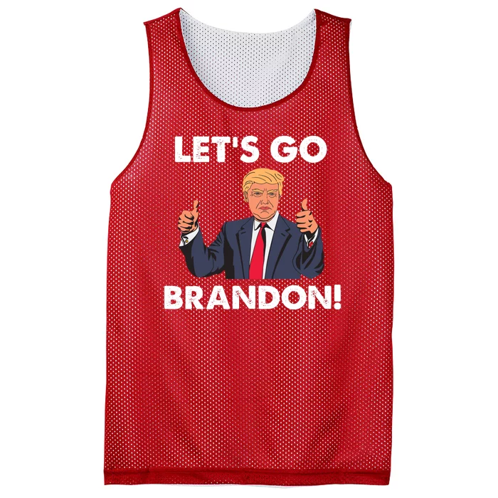 Let's Go Brandon Pro Trump Mesh Reversible Basketball Jersey Tank