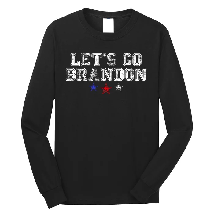 LetS Go Brandon Flag Sunglasses Funny Anti Biden Club Long Sleeve Shirt