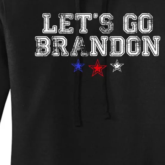 LetS Go Brandon Flag Sunglasses Funny Anti Biden Club Women's Pullover Hoodie