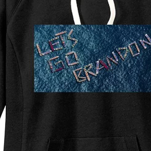 Let's Go Brandon Trump Boat Parade Women's Fleece Hoodie