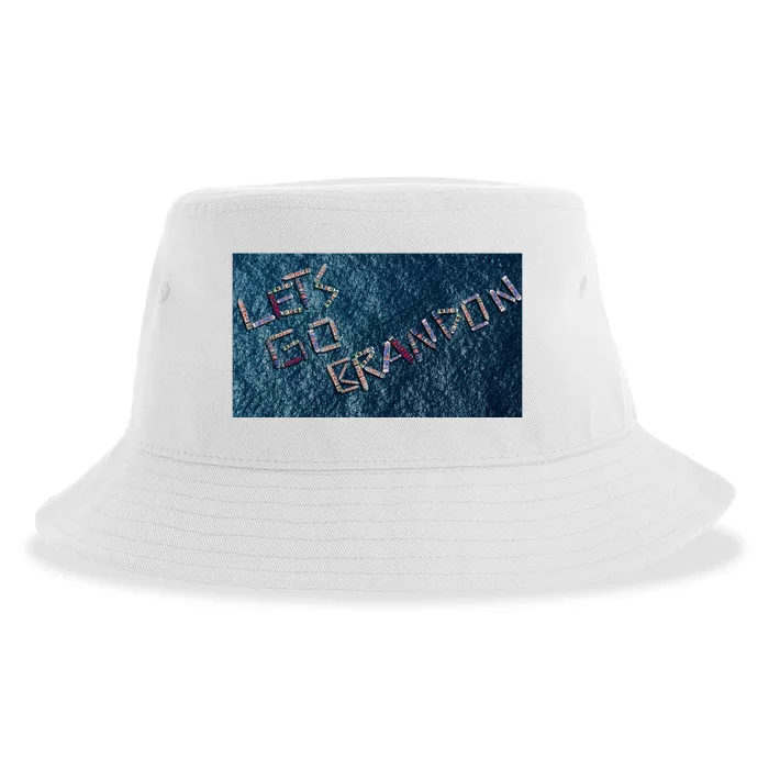 Let's Go Brandon Trump Boat Parade Sustainable Bucket Hat