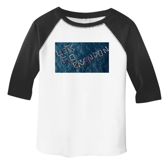 Let's Go Brandon Trump Boat Parade Toddler Fine Jersey T-Shirt