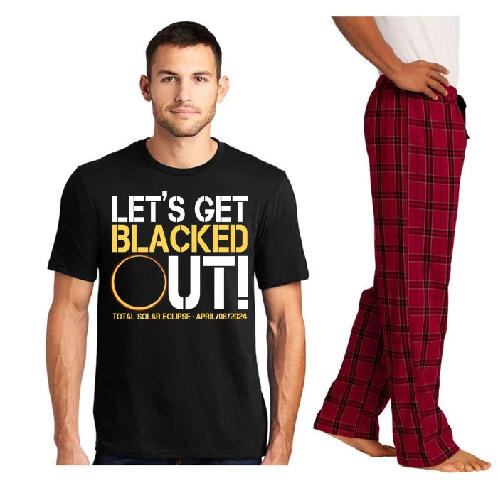 Lets Get Black Out Total Solar Eclipse April 08 2024 Pajama Set