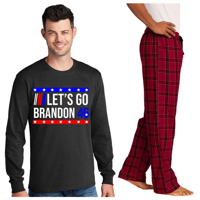 Let's Go Brandon 46 Conservative Anti Liberal Long Sleeve Pajama Set