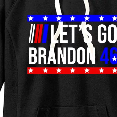 Let's Go Brandon 46 Conservative Anti Liberal Women's Fleece Hoodie