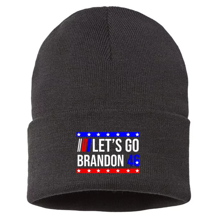 Let's Go Brandon 46 Conservative Anti Liberal Sustainable Knit Beanie