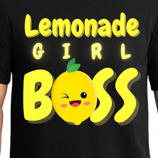 Lemonade Girl Boss Lemonade Stand Boss Lemonade Lover Crew Pajama Set