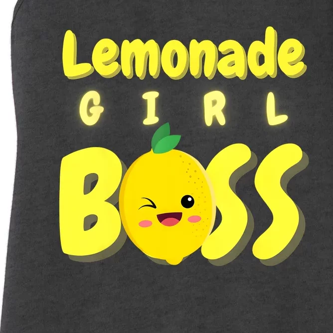 Lemonade Girl Boss Lemonade Stand Boss Lemonade Lover Crew Women's Racerback Tank