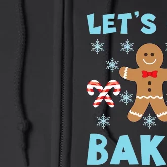 Lets Get Baked Ugly Christmas Sweaters Full Zip Hoodie