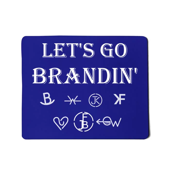 Lets Go Brandin Funny Ranching Farming Cattle Brands (C) Funny Gift Mousepad