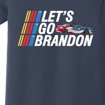 Let's Go Brandon Racing ORIGINAL Baby Bodysuit