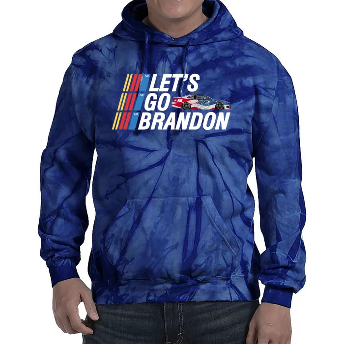 Let's Go Brandon Racing ORIGINAL Tie Dye Hoodie