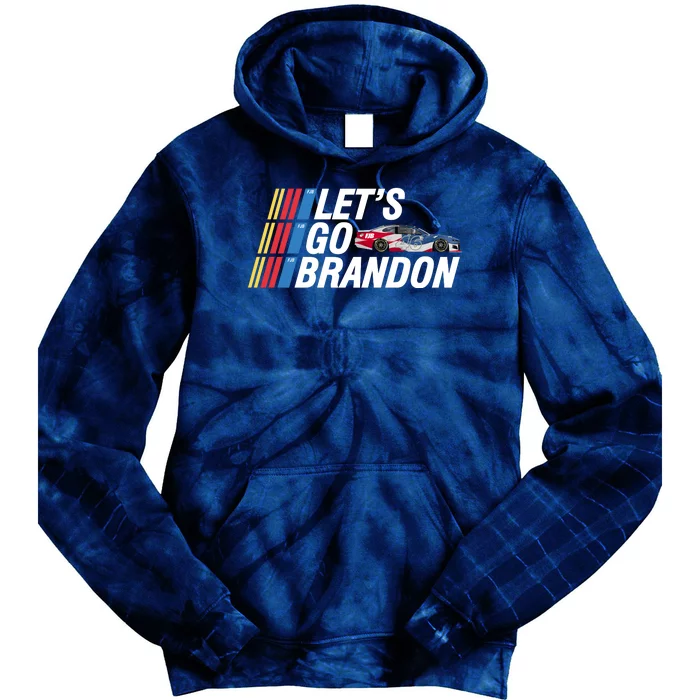 Let's Go Brandon Racing ORIGINAL Tie Dye Hoodie