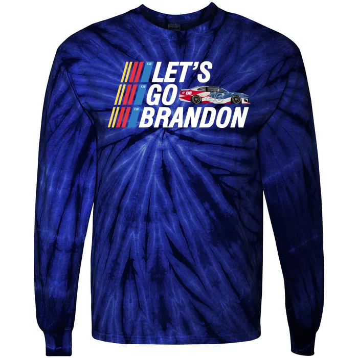 Let's Go Brandon Racing ORIGINAL Tie-Dye Long Sleeve Shirt