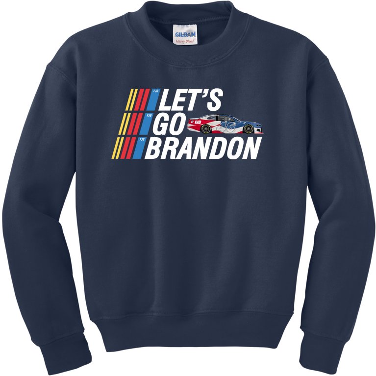 Let's Go Brandon Racing ORIGINAL Kids Sweatshirt