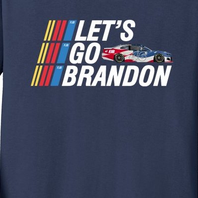 Let's Go Brandon Racing ORIGINAL Kids Long Sleeve Shirt