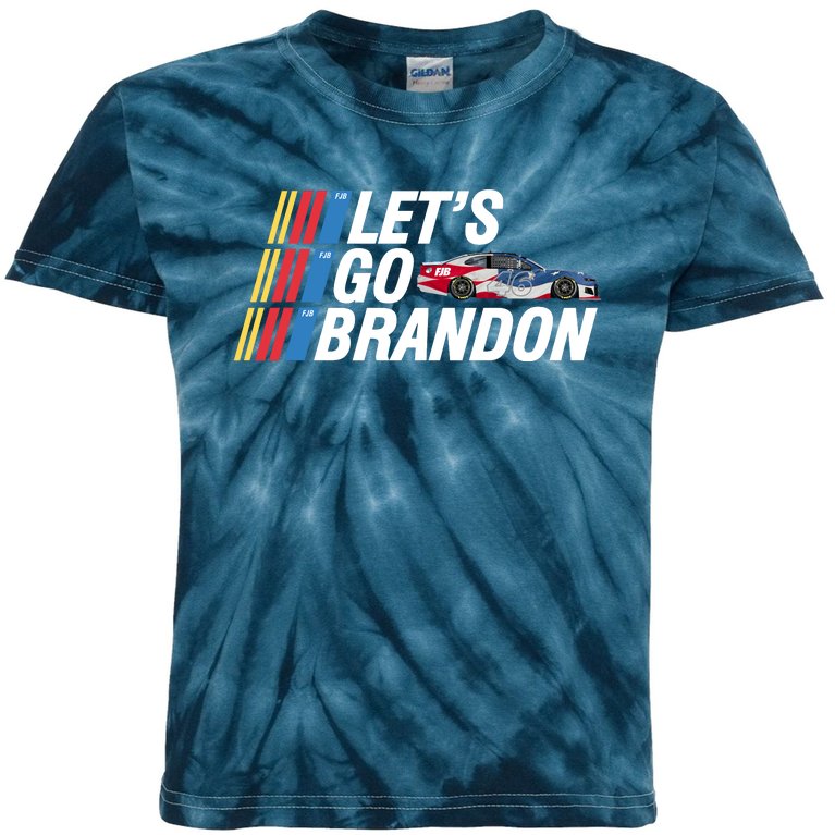 Let's Go Brandon Racing ORIGINAL Kids Tie-Dye T-Shirt